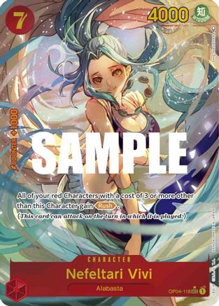 (OP04-118) Nefeltari Vivi (118) (Alternate Art) - Kingdoms of Intrigue Foil