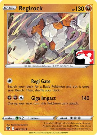 Regirock 75 - Prize Pack Series Three