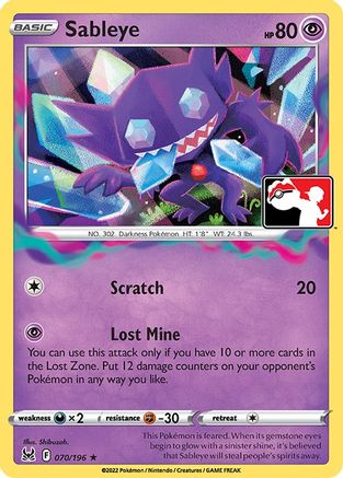 Sableye 70 - Prize Pack Series Three