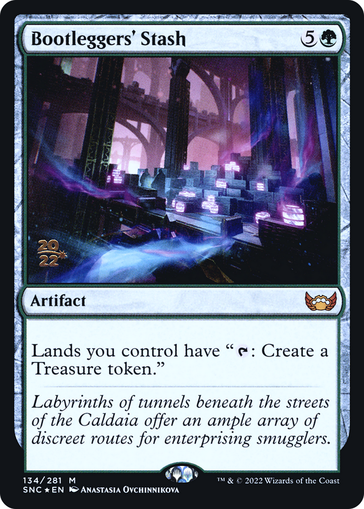 Bootleggers' Stash (PRE-134S) - Streets of New Capenna Promos Foil