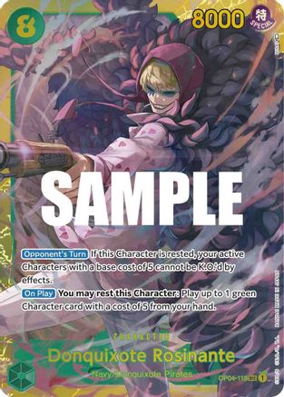 (OP04-119) Donquixote Rosinante - Kingdoms of Intrigue Foil