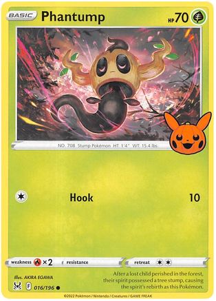Phantump - 016/196 - Trick or Trade BOOster Bundle 2023 Normal