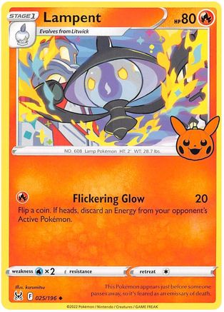 Lampent - 025/196 - Trick or Trade BOOster Bundle 2023 Normal