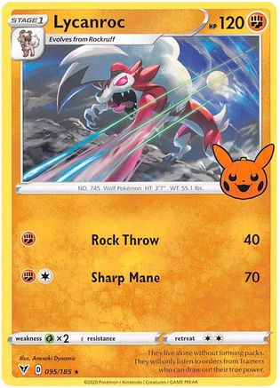 Lycanroc - 095/185 - Trick or Trade BOOster Bundle 2023 Normal