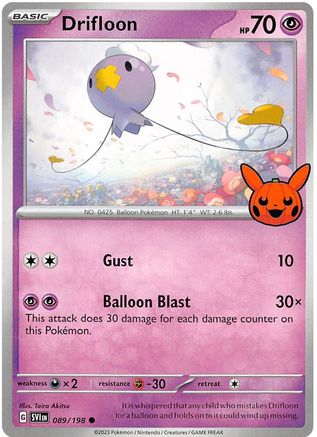Drifloon (89/198) - Trick or Trade BOOster Bundle 2023  - Common