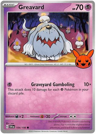 Greavard (104/198) - Trick or Trade BOOster Bundle 2023  - Common