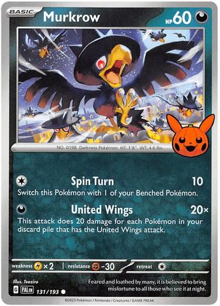 Murkrow 131 - Trick or Trade BOOster Bundle 2023