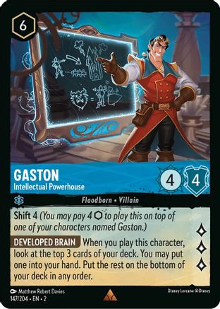 (147/204)  Gaston - Intellectual Powerhouse - Rise of the Floodborn  Normal