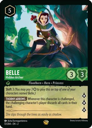 (072/204)  Belle - Hidden Archer - Rise of the Floodborn  Normal