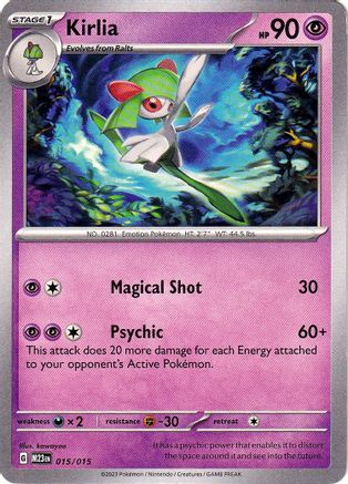 Kirlia (15/015) - McDonalds Promos 2023  - Promo