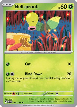 Bellsprout (69/165) - SV Scarlet & Violet 151  - Common
