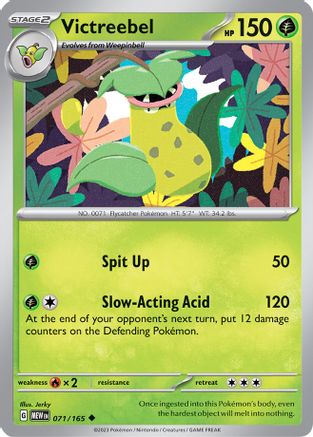 Victreebel (71/165) - SV Scarlet & Violet 151 Reverse Holofoil - Uncommon
