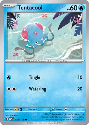 Tentacool (72/165) - SV Scarlet & Violet 151  - Common