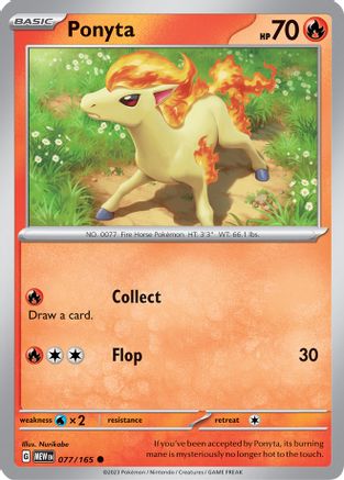 Ponyta (77/165) - SV Scarlet & Violet 151  - Common