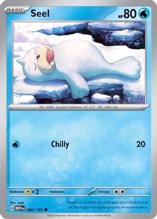 Seel (86/165) - SV Scarlet & Violet 151  - Common