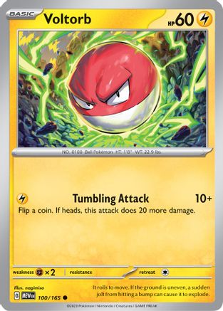 Voltorb 100 - SV Scarlet and Violet 151 Reverse Holofoil