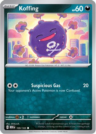 Koffing (109/165) - SV Scarlet & Violet 151  - Common