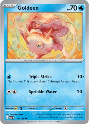 Goldeen (118/165) - SV Scarlet & Violet 151  - Common