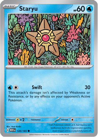 Staryu 120 - SV Scarlet and Violet 151 Reverse Holofoil