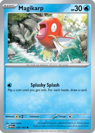 Magikarp (129/165) - SV Scarlet & Violet 151 Reverse Holofoil - Common