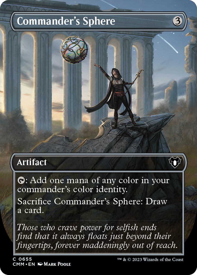 Commander's Sphere (CMM-655) - Commander Masters (Borderless) Foil