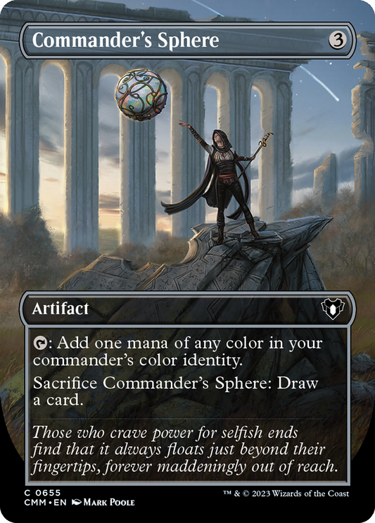 Commander's Sphere  (Borderless)(CMM-655) - Commander Masters
