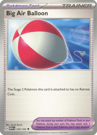 Big Air Balloon (155/165) - SV Scarlet & Violet 151  - Uncommon