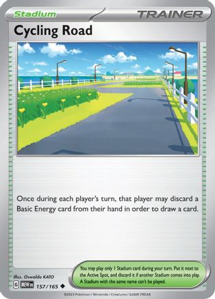 Cycling Road (157/165) - SV Scarlet & Violet 151  - Uncommon