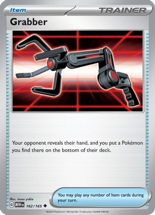 Grabber (162/165) - SV Scarlet & Violet 151 Reverse Holofoil - Uncommon