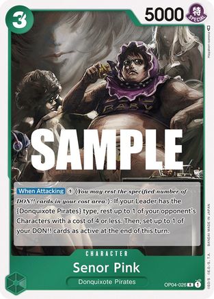 (OP04-026) Senor Pink - Kingdoms of Intrigue Foil