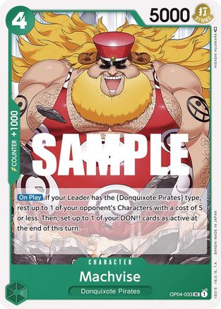 (OP04-033) Machvise - Kingdoms of Intrigue Normal