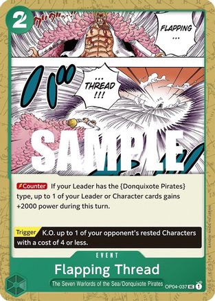 (OP04-037) Flapping Thread - Kingdoms of Intrigue Normal