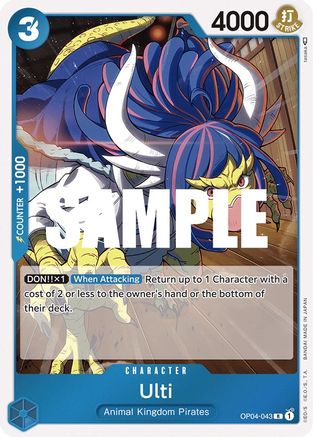 Ulti (OP04-043) - Kingdoms of Intrigue Foil