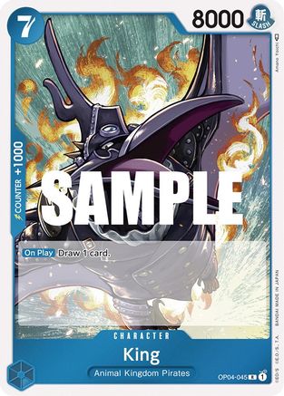 (OP04-045) King - Kingdoms of Intrigue Foil