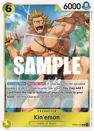 (OP04-102) Kin'emon - Kingdoms of Intrigue Foil