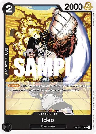 (OP04-077) Ideo - Kingdoms of Intrigue Pre-Release Cards Normal