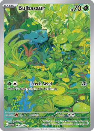 Bulbasaur (166/165) - SV Scarlet & Violet 151 Holofoil - Illustration Rare
