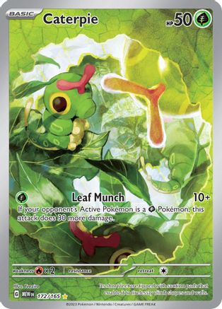 Caterpie (172/165) - SV Scarlet & Violet 151 Holofoil - Illustration Rare