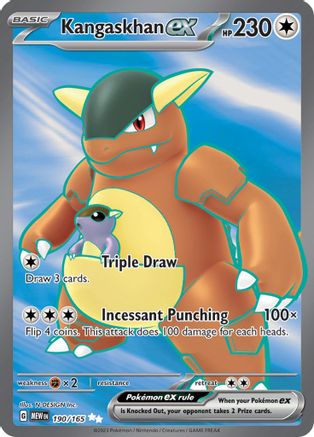 Kangaskhan ex (190/165) - SV Scarlet & Violet 151 Holofoil - Ultra Rare