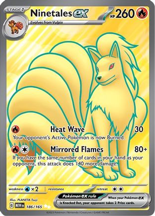 Ninetales ex (186/165) - SV Scarlet & Violet 151 Holofoil - Ultra Rare