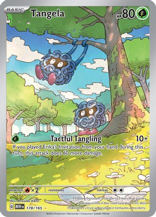 Tangela (178/165) - SV Scarlet & Violet 151 Holofoil - Illustration Rare