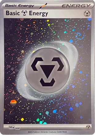 Basic Metal Energy (Cosmos Holo) (8) - SVE Scarlet & Violet Energies Holofoil - Common