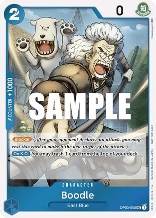 Boodle (Dash Pack) (OP03-050) - Kingdoms of Intrigue Foil