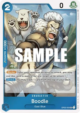(OP03-050) Boodle (Dash Pack) - Kingdoms of Intrigue Foil