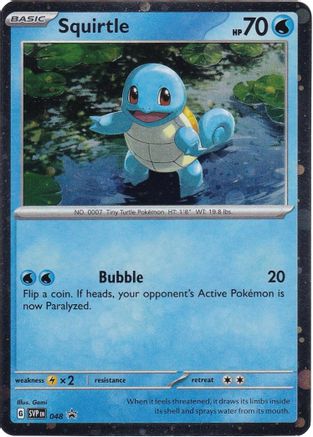 Squirtle (Cosmos Holo) (48) - SV Scarlet & Violet Promo Cards Holofoil - Promo