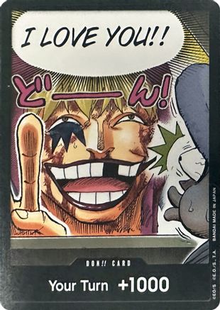 DON!! Card (DP04-002) (I Love You - Rosinante) (Special DON!! Card Pack) - Kingdoms of Intrigue Foil