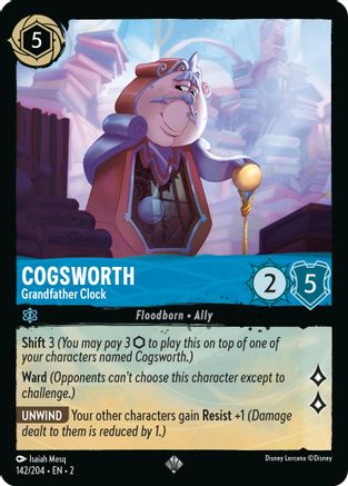 (142/204)  Cogsworth - Grandfather Clock - Rise of the Floodborn  Cold Foil