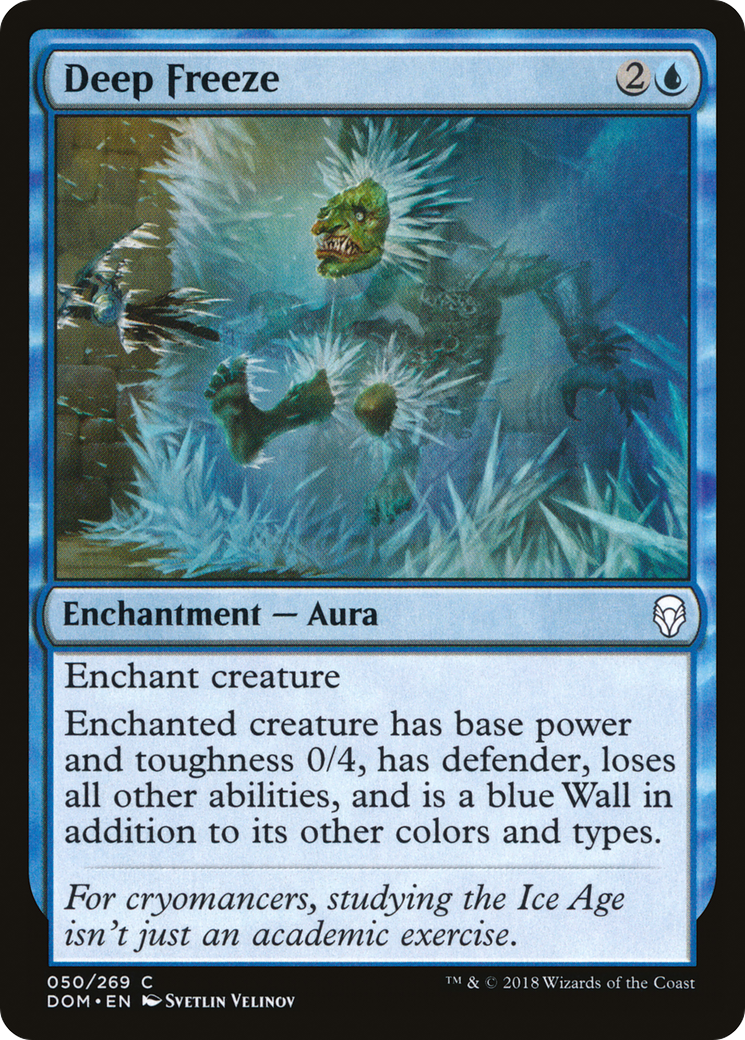 Deep Freeze (DOM-050) - Dominaria Foil