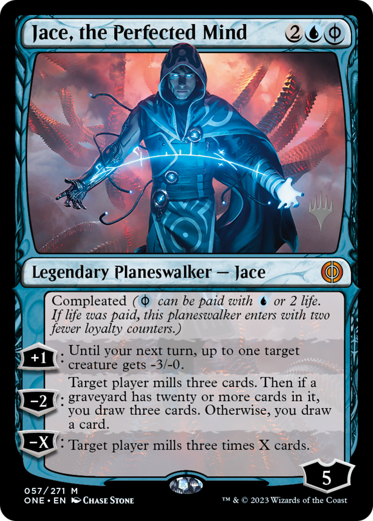 Jace, the Perfected Mind (PONE-57P) - Phyrexia: All Will Be One Promos