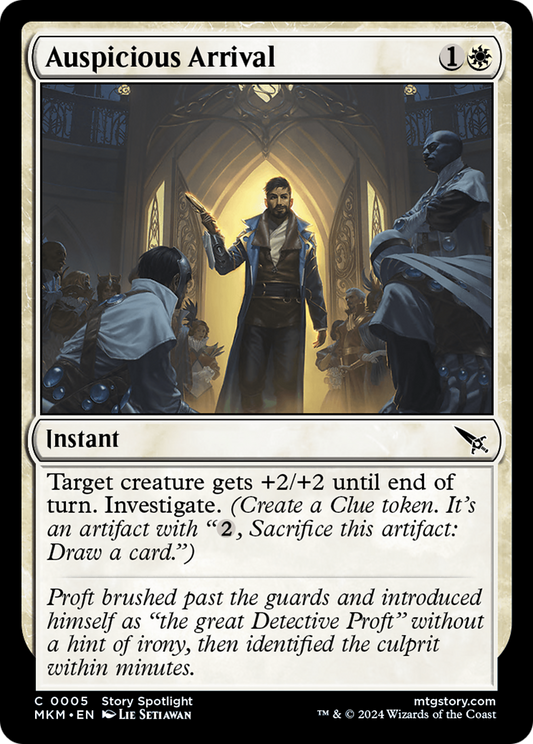Auspicious Arrival  (MKM-005) - Murders at Karlov Manor Foil